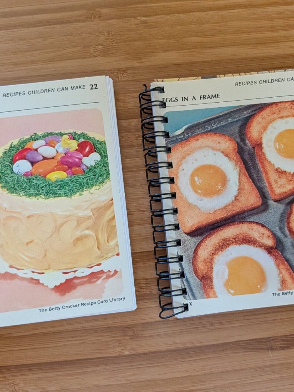 Betty Crocker Recipe Card Retro Recycled Notebooks